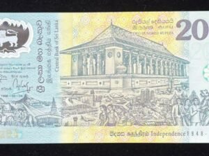 B591-Ceylon(SRI LANKA)-1998錫蘭(斯里蘭卡)塑膠紀念紙幣-200 Rupees含冊(T)
