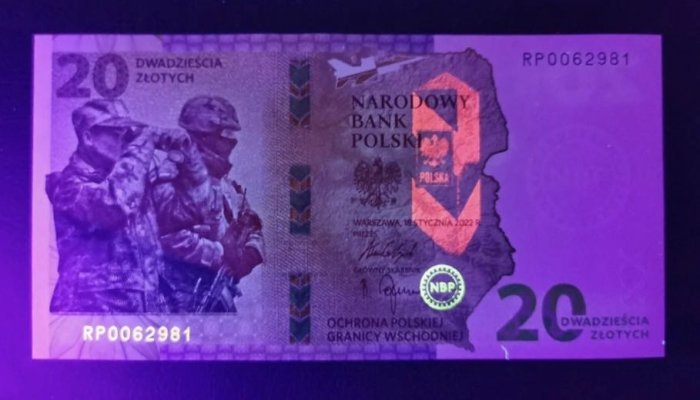 B595-POLAND-2022波蘭紀念紙幣含冊,20 Złotych(T)