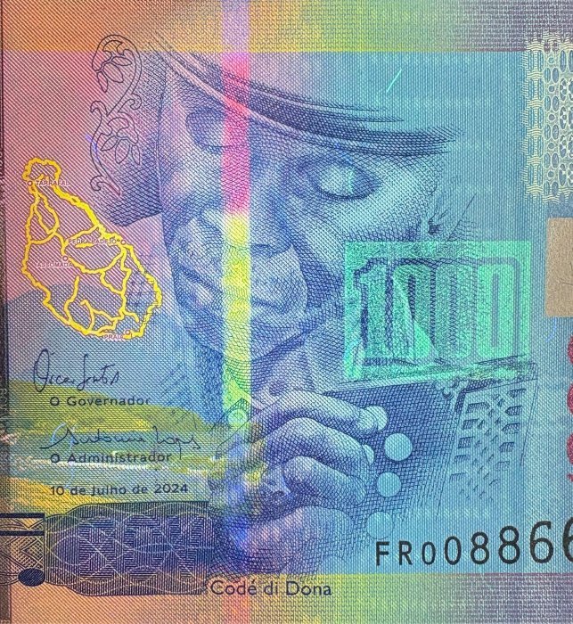 603-3 B603-CAPE VERDE-2024佛得角(維德角)紙幣-1000 Escudos(43)