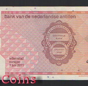 606-2 B606-NETHERLANDS ANTILLES--2011荷屬安地列斯紙幣25 Gulde(B)