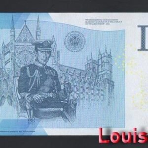 B610-GREAT BRITAIN-2023英國塑膠Fantasy Note-查爾斯登基紀念券(AO)