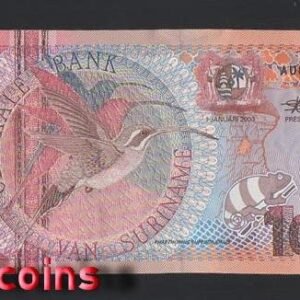 612-1 B612-SURINAME--2000蘇利南紙幣-100 Gulden(475)