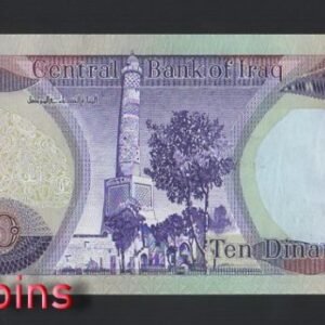 B628-IRAQ-1980-1982伊拉克紙幣10 Dinars(BO)