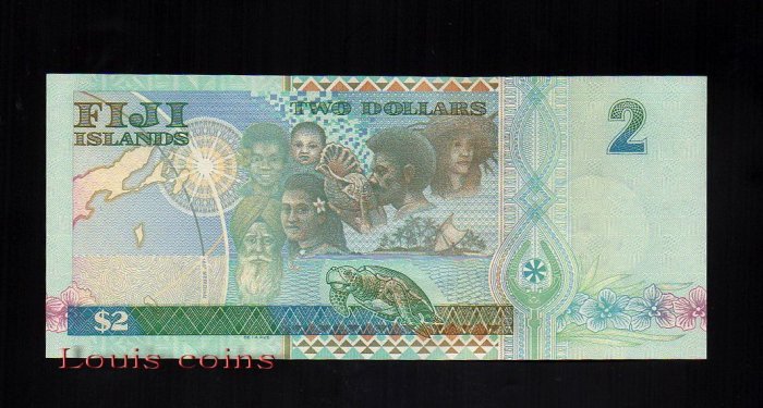 B630-FIJI-2000年斐濟紀念鈔票-2 Dollars(57)