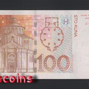 B631-CROATIA-2012克羅埃西亞(克羅地亞)紙幣,100 Kuna(O)