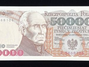 B634-POLAND-1993波蘭紙幣 -50.000 Złotych(BO)