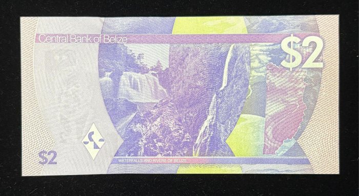 637-2 B637-BELIZE-2025貝里斯(伯利茲)紙幣-2 Dollars(268)