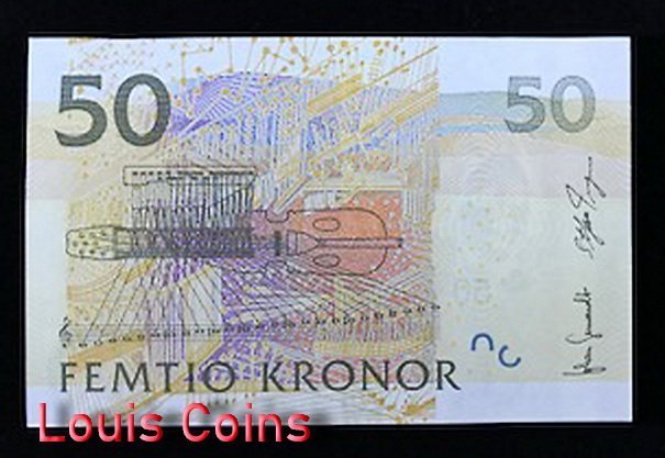 640-2 B640-SWEDEN-2004-2011瑞典紙幣,50 Kronor(1061)