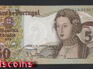 642-1 B642-PORTUGAL-1968 & 1980葡萄牙紙鈔.50 Escudos(BO)