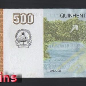 644-2 B644-ANGOLA-2012安哥拉鈔票-500 Kwanzas(1235)