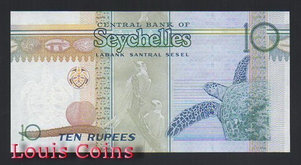 646-2 B646-SEYCHELLES --2013塞席爾紀念紙幣10 Rupees(BO)