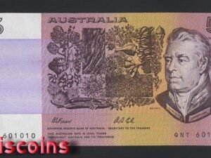 649-1 B649-Australia-1974-91澳洲鈔票-5 Dollars(AO)