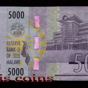 651-2 B651-MALAWI-2021馬拉威紙幣5000 Kwacha(B)