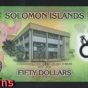 B652-SOLOMON ISLANDS-2026所羅門群島塑膠紀念紙幣-50 Dollars(338)