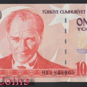654-1 B654-TURKEY --1999土耳其紙幣10.000.000 Tk Lirası(O)