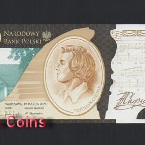 659-1 B695-POLAND-2009波蘭紀念紙幣,20 Złotych含冊(T)