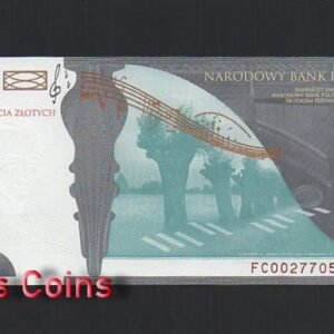 659-2 B695-POLAND-2009波蘭紀念紙幣,20 Złotych含冊(T)