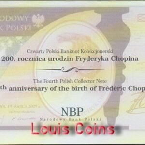 659-3 B695-POLAND-2009波蘭紀念紙幣,20 Złotych含冊(T)