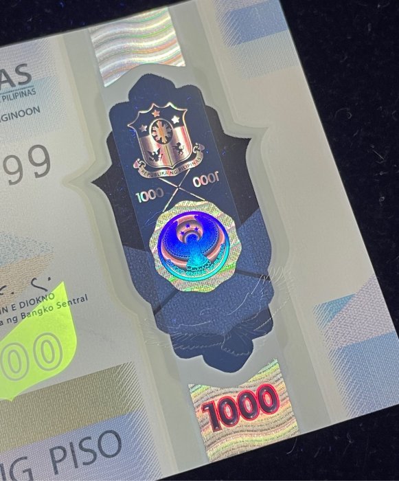 669-3 B669-PHILIPPINES-2022菲律賓紙幣AA版,1000 Piso(84)