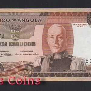 B675-ANGOLA--1972安哥拉紙幣100 Escudos(B)