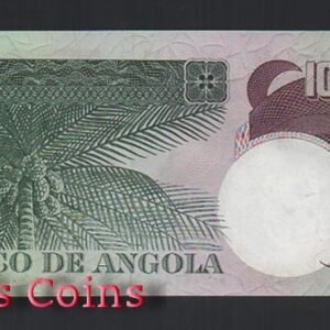 B676-ANGOLA--1973安哥拉紙幣100 Escudos(BO)