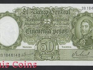 679-1 B679-ARGENTINA--1968-1969阿根廷紙幣50 Pesos(B)