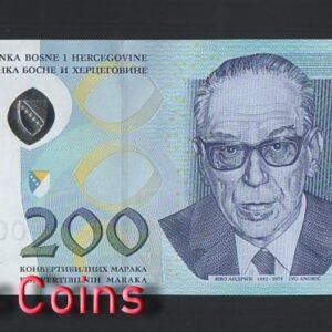 682-1 B682-BOSNIA & HERZEGOVIN-2002波士尼亞與赫塞哥維納紙幣(黑山)(BO)