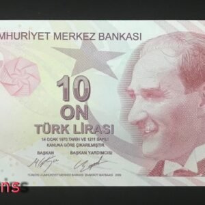 B683-TURKEY-2009土耳其紙幣10Türk Lirası(563)