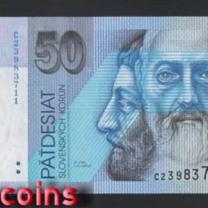 685-1 B685-SLOVAKIA-1993-05斯洛伐克紙鈔-50 koruna(B)