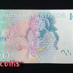 699-2 B699- SWEDEN-2001-2014瑞典紙幣 100 Kronor(B)