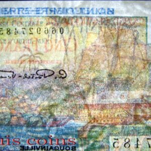 B701-SAINT PIERRE & MIQUELON-ND(1950-60)聖皮埃與密克隆群島紙鈔-5 Francs(BO)