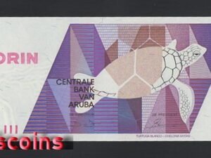 B702-ARUBA-1990阿魯巴鈔票-5 Florin(BO)