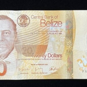 B713-BELIZE-2025貝里斯(伯利茲)紙幣 20 Dollars(B)