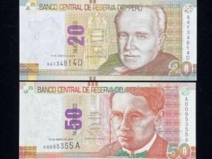 B714-PERU-2009祕魯紙幣-4張(B)