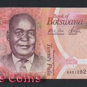 715-1 B715-BOTSWANA--2009波札那紙幣20 Pula(BO)