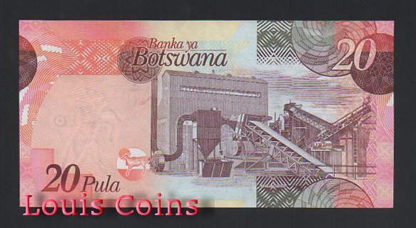 715-2 B715-BOTSWANA--2009波札那紙幣20 Pula(BO)