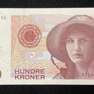 B717-NORWAY-2003-15挪威紙幣,100 Kroner(B)