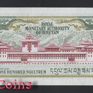 B720-BHUTAN--1986不丹紙幣 100 Ngultrum(B)