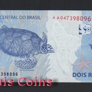 B728-BRAZIL--2010巴西紙幣2 Reais(B)