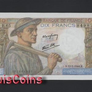 731-1 B731-FRANCE-1941-1949法國紙幣,10 Francs(B)