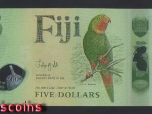 B742-FIJI-ND (2026)斐濟塑膠紙幣5 Dollars（300）