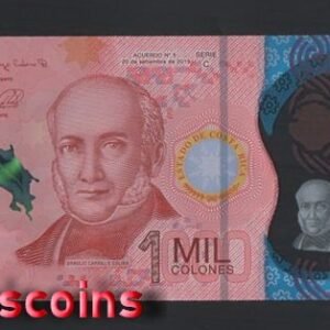 743-1 B743-COSTA RICA-2019哥斯大黎加塑膠鈔.1000 COLONES(1430)