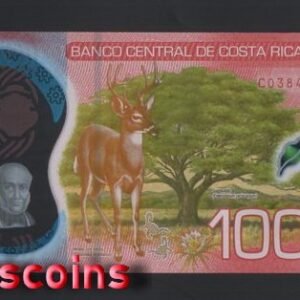 743-2 B743-COSTA RICA-2019哥斯大黎加塑膠鈔.1000 COLONES(1430)