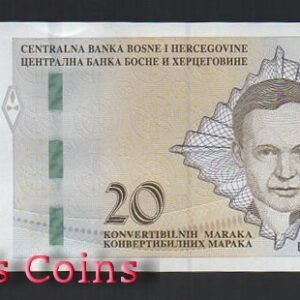 744-1 B744-BOSNIA & HERZEGOVIN--2012波士尼亞(黑山)紙幣(739)