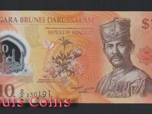 B748-BRUNEI--2011汶萊塑膠鈔票10 Ringgit / Dollars(643)