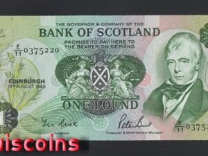 749-1 B749-SCOTLAND-1970-1988蘇格蘭紙幣,1 Pounds(B))