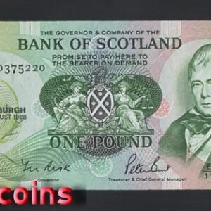 749-1 B749-SCOTLAND-1970-1988蘇格蘭紙幣,1 Pounds(B))