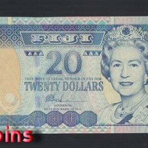 B751-FIJI-ND (2002)斐濟紙幣,20 Dollars(B)