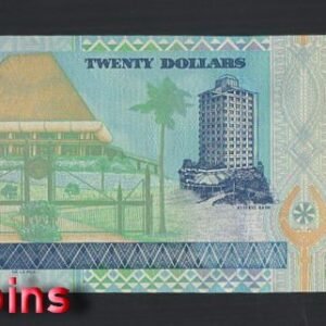 B751-FIJI-ND (2002)斐濟紙幣,20 Dollars(B)