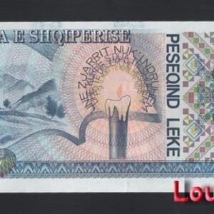 B753-ALBANIA-1996阿爾巴尼亞鈔票-500 Leke(BO)